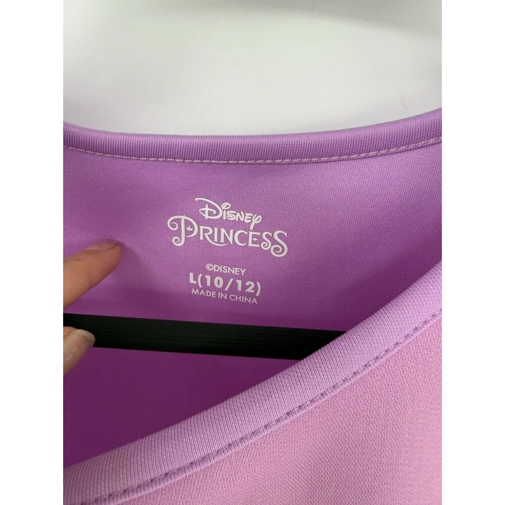 Disney Princess Rapunzel Tangled Girls Dress Size Large 10/12 Cosplay Costume